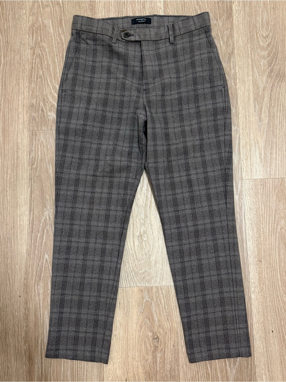 Banana Republic Slim Tapered Plaid Dress Pants Men's 30x30